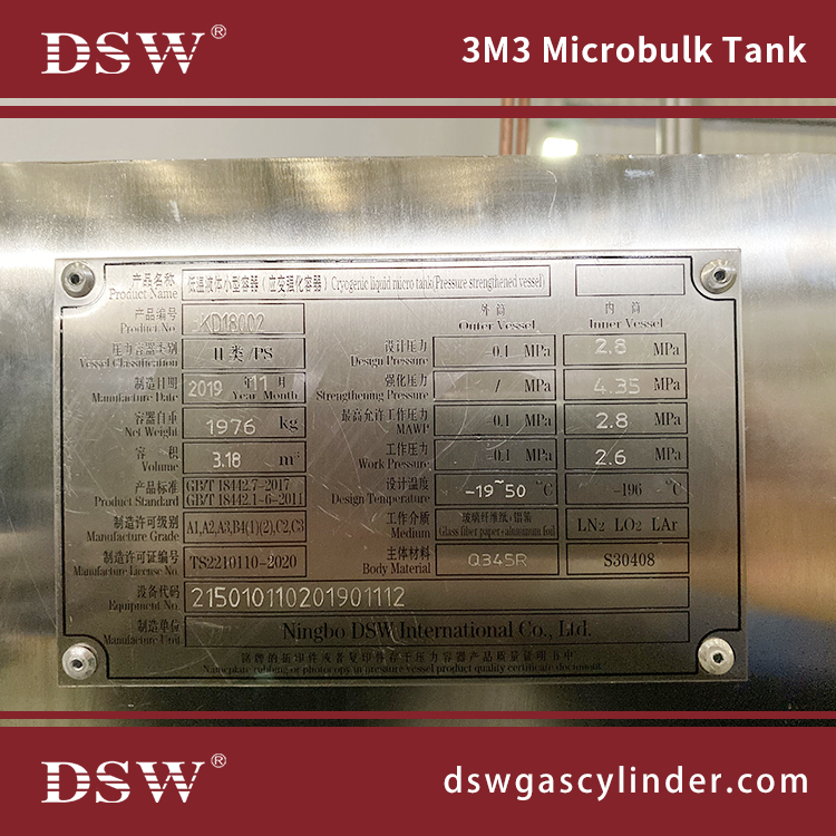 3m3 microbulk tank, micro bulk systems