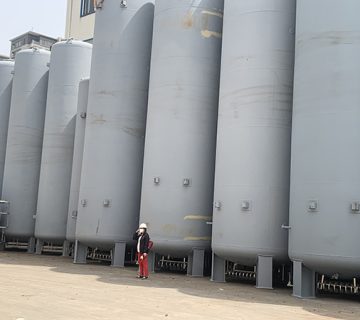 liquid ethylene tanks