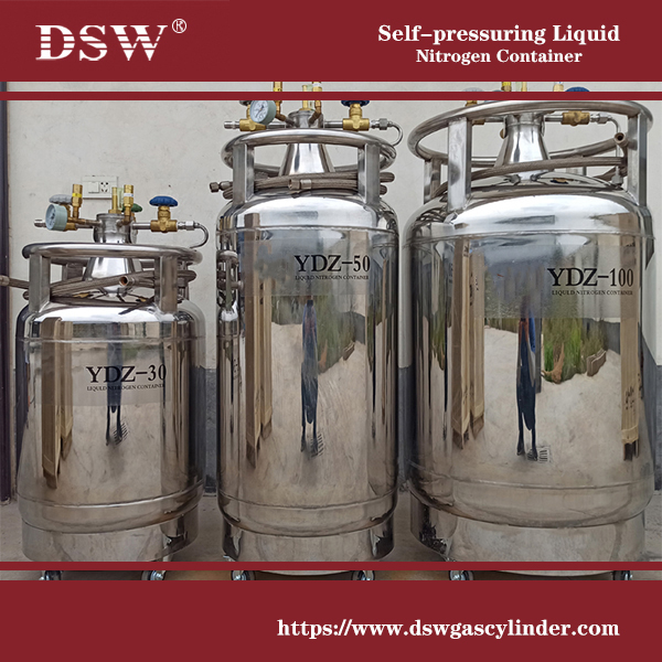 liquid nitrogen container, selfpressurized LN2 container